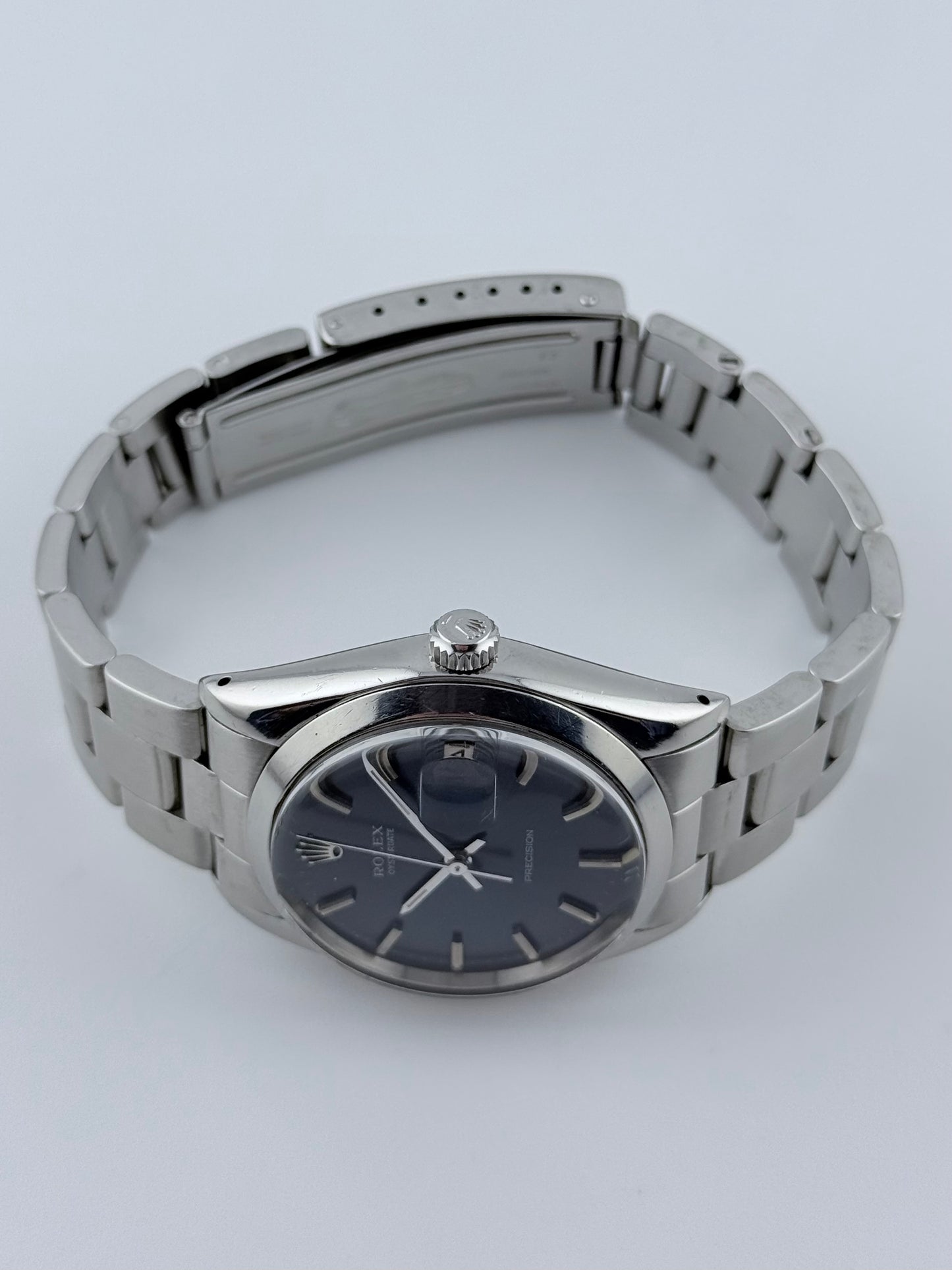 Rolex Oysterdate Precision Manual Wind - 6694 - Midnight Blue Sunburst Dial