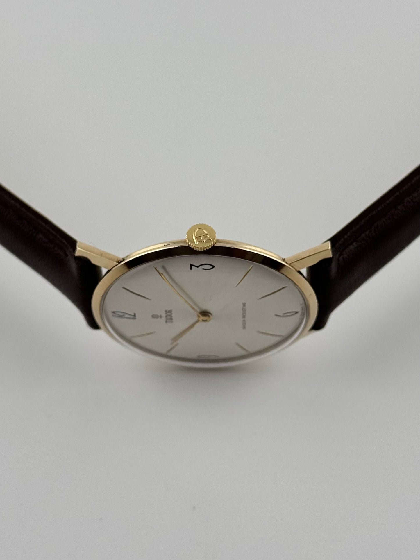Tudor Manual Wind Shock Resisting 9ct Solid Gold Dress Piece