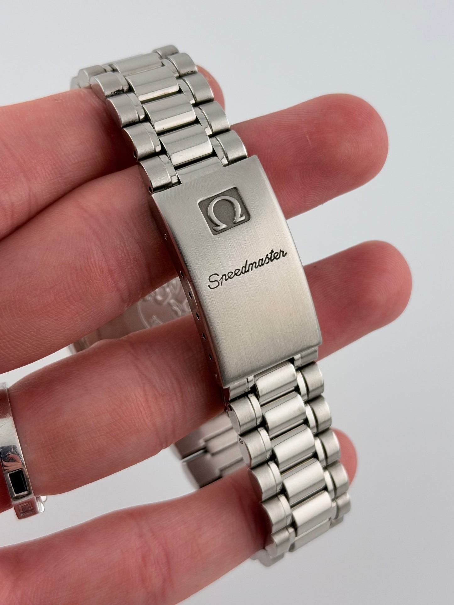 Omega Speedmaster Automatic Date - 175.0043 - Rare Reverse Panda Dial - Box and Papers
