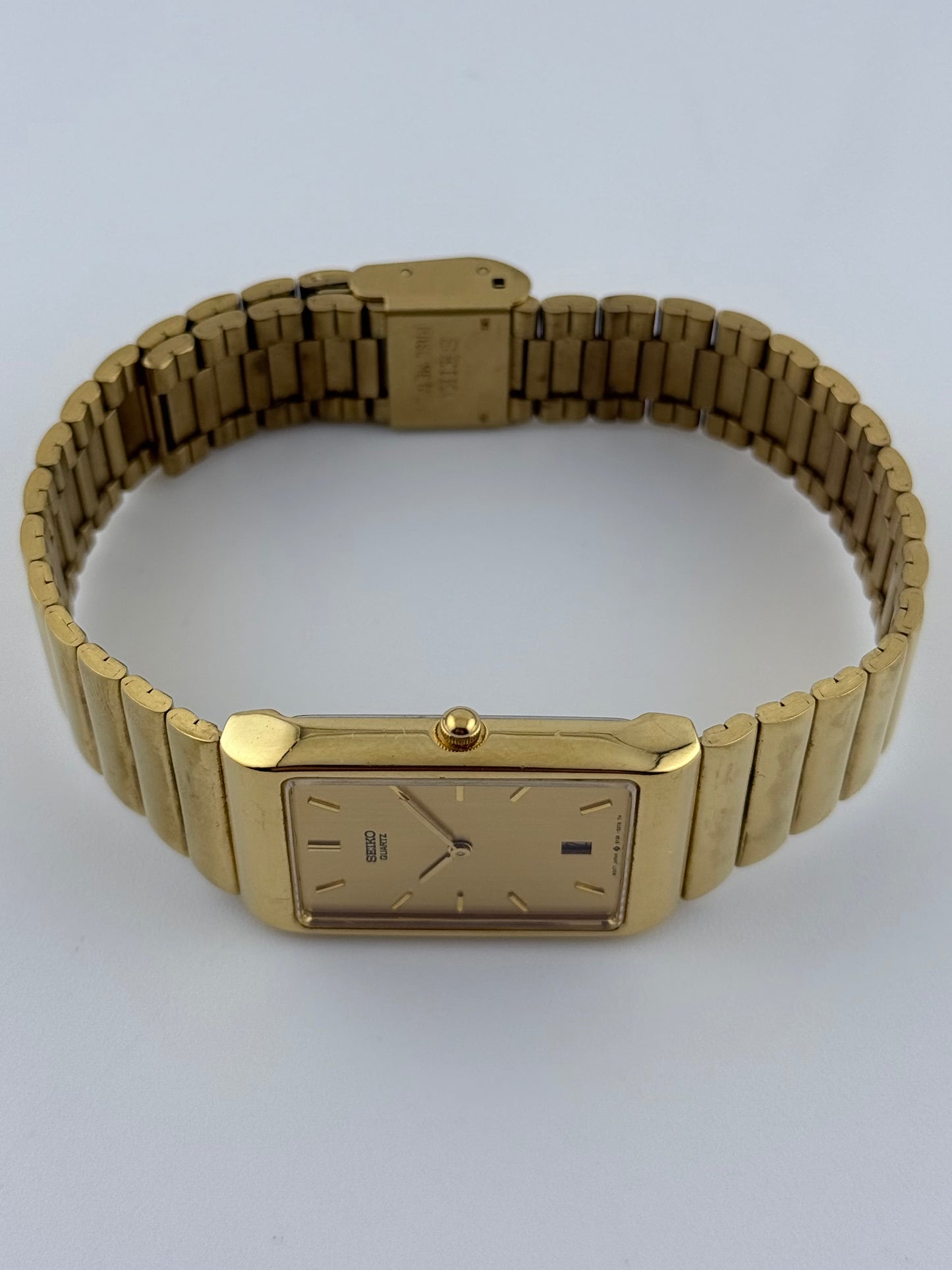 Seiko Tank Quartz Date - 5Y39-5140