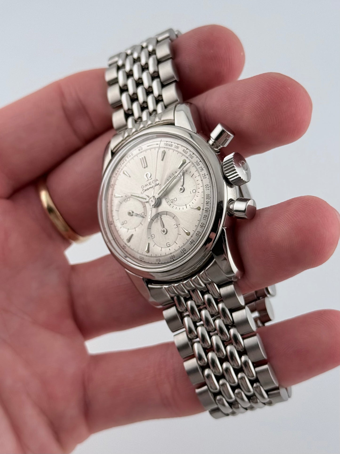 Omega Seamaster Chronograph - CK2907 - Extremely Rare - OG Bracelet