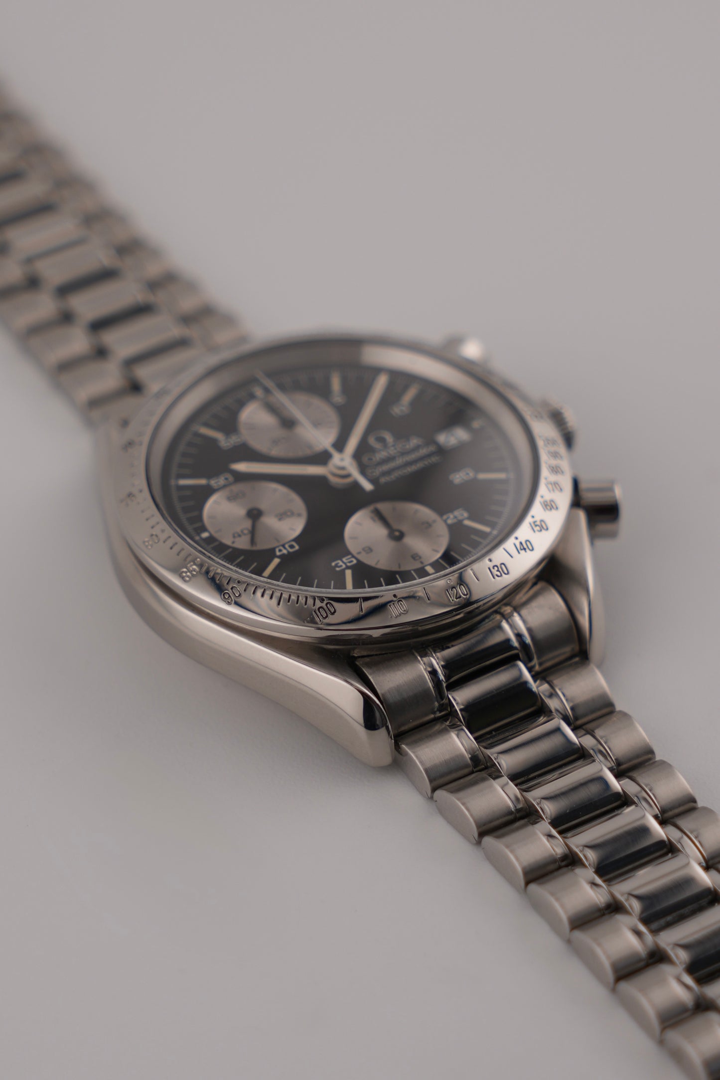 Omega Speedmaster Automatic Chronograph - 175.0043 - Reverse Panda Dial