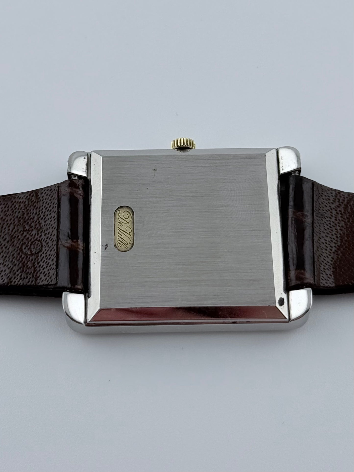 Omega DeVille ‘Pave D’or’ Manual Wind Tank Dress Watch - 111.0136