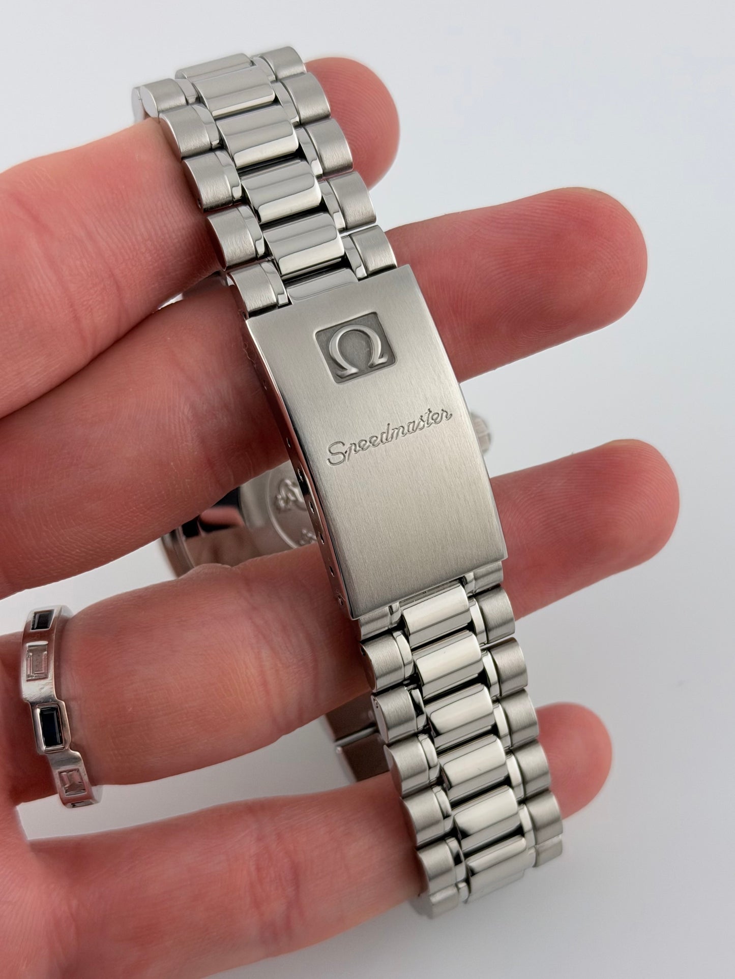 Omega Speedmaster Automatic Date - 175.0043 - Rare Reverse Panda Dial - Box and Papers!