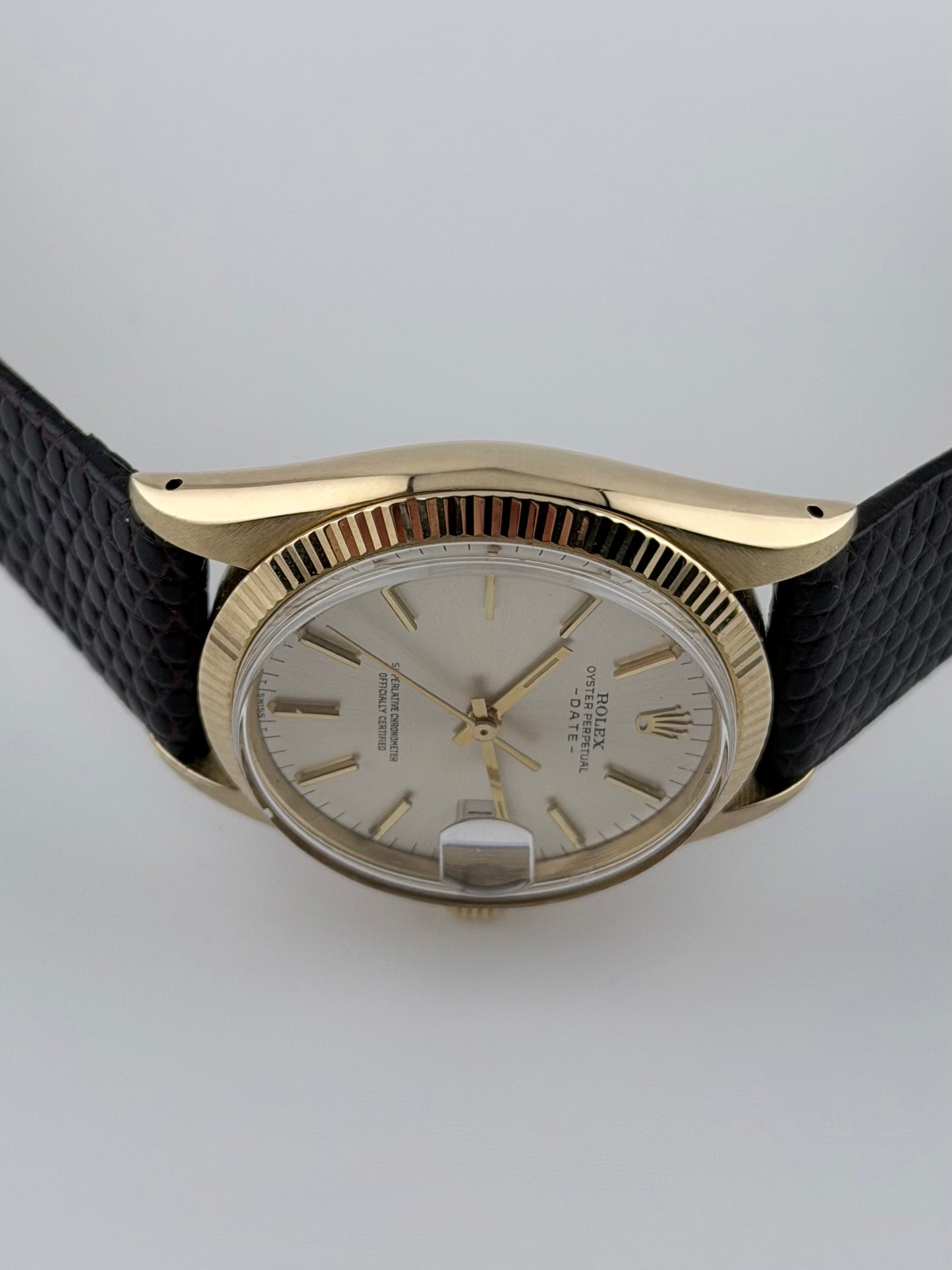 Rolex Oyster Perpetual Date Automatic - 1503 - Solid 14kt Gold - Original Box