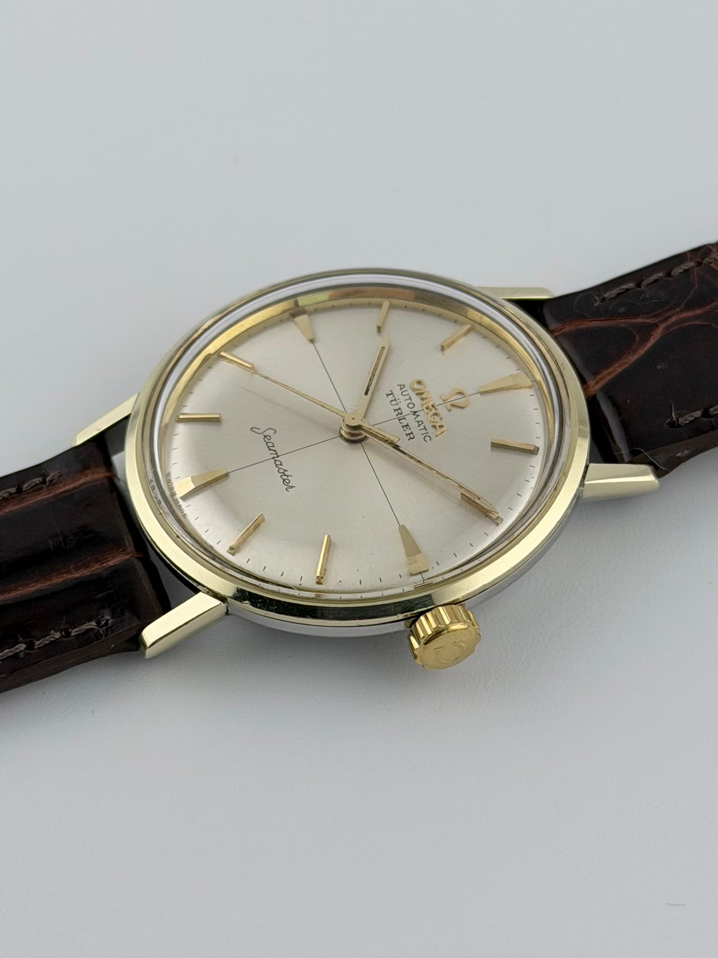 Omega Seamaster Automatic 14765 - Cross Hair - Rare Turler Signed