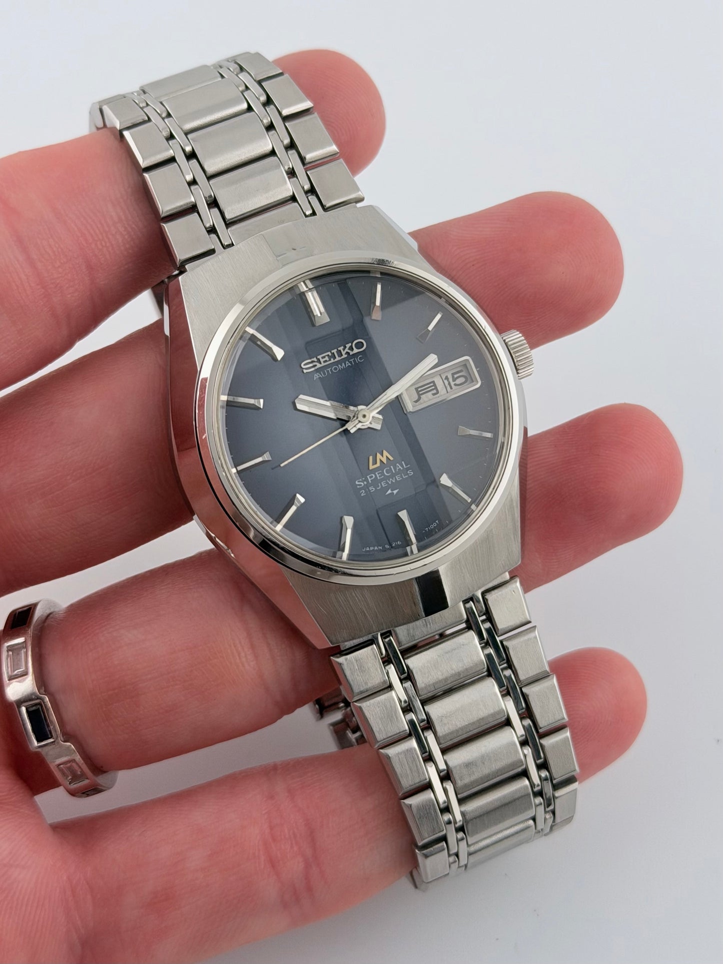 Seiko Lord Matic Special - 5216-7090 - JDM - Faceted Crystal - Rare