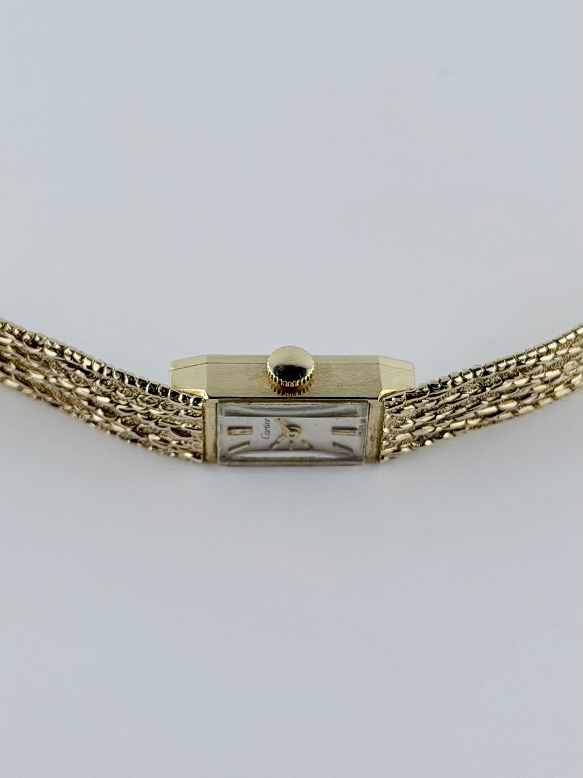 Cartier New York 1940s/1950s Manual Wind - Rare - Concord Collaboration - Solid 14K Gold with Box - Ladies