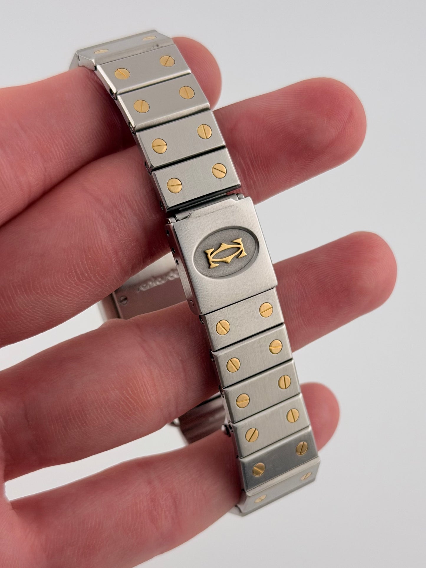 Cartier Santos Galbée Quartz Date – 187901 – Bi-Metal