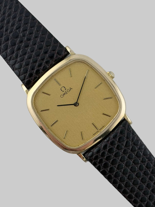 Omega De Ville Tank Quartz - 195.0077.2 - Tapestry Dial