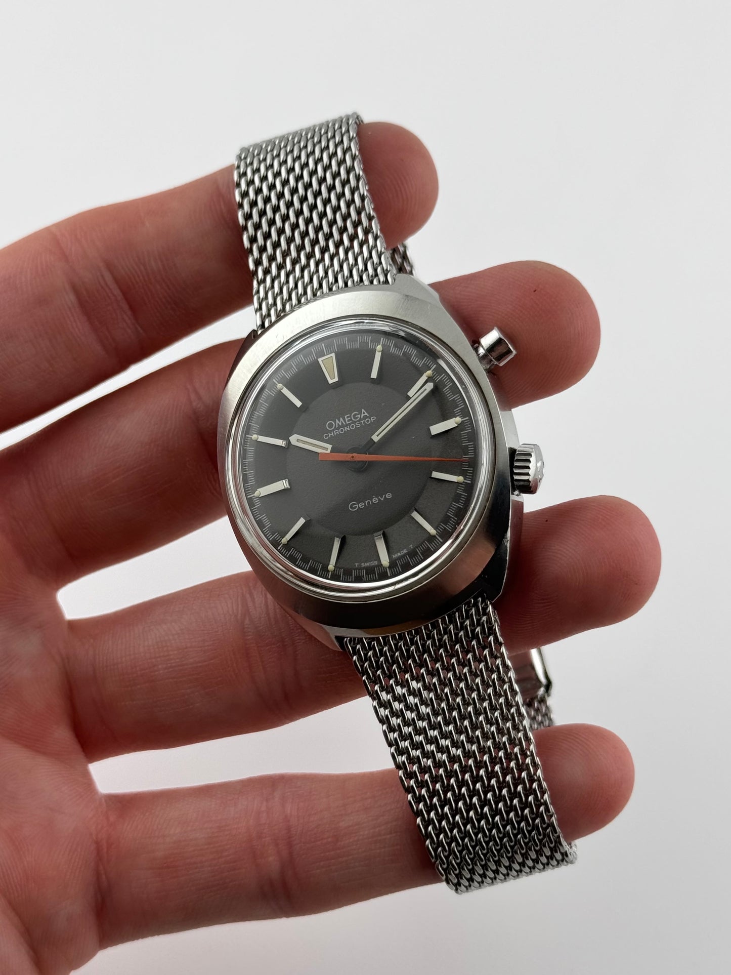 Omega Geneve Chronostop Manual Wind 145.009 - Original Bracelet