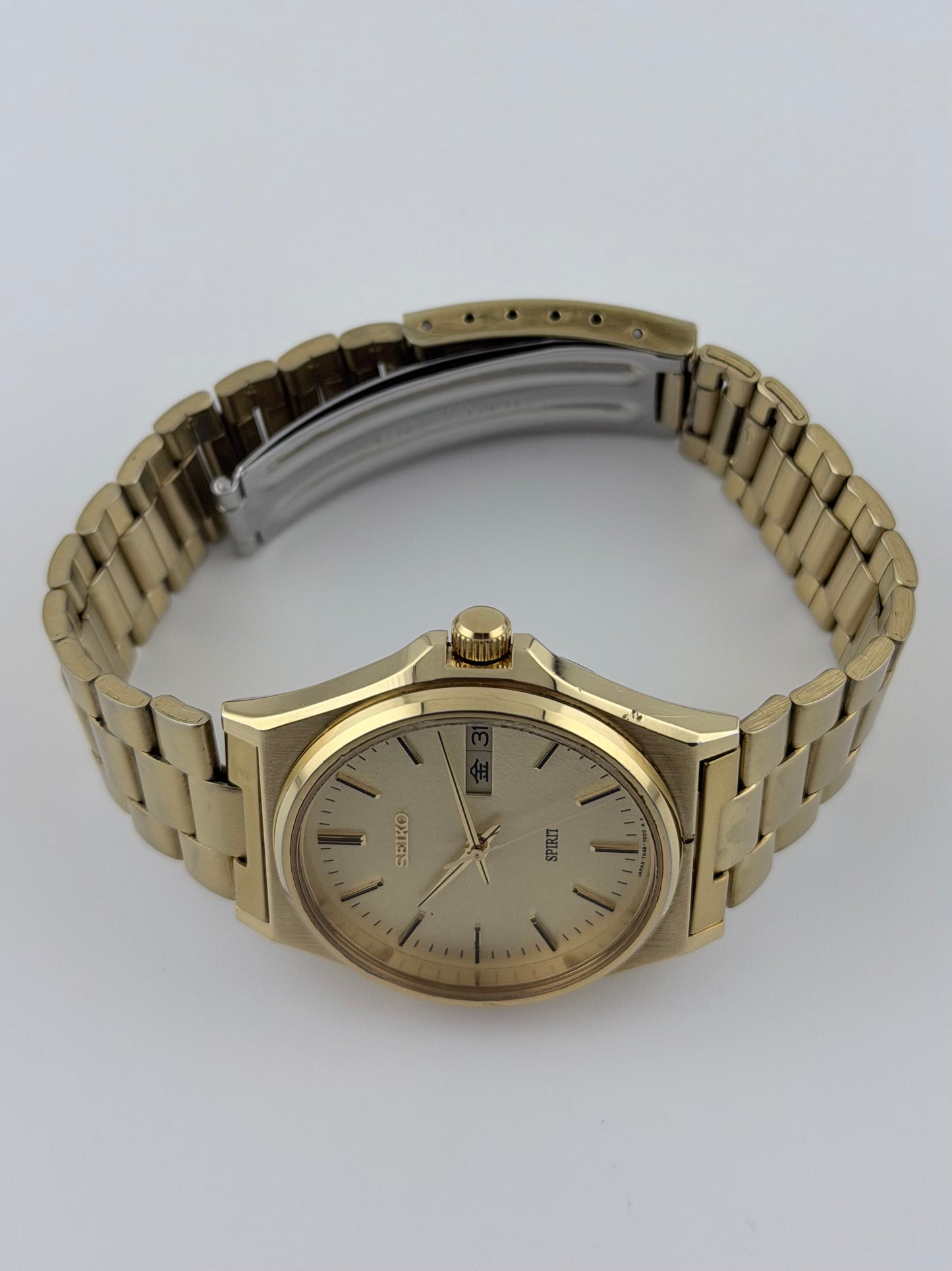 Seiko Spirit Quartz JDM Day Date - 7N48-7000