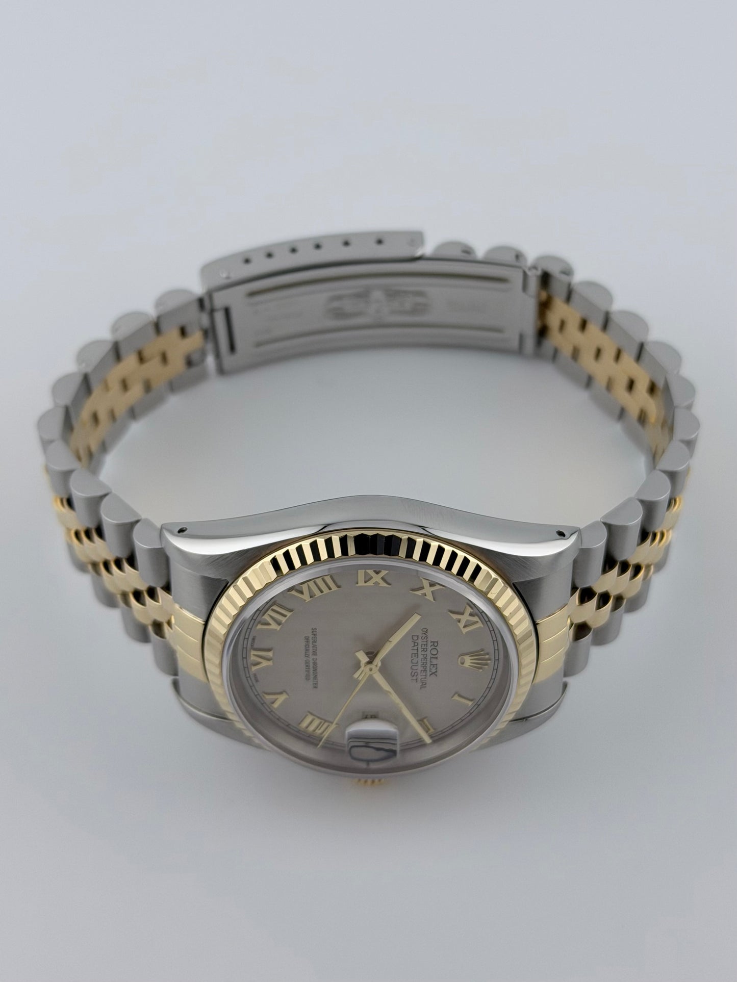 Rolex Datejust Oyster Perpetual 16233 - Rare Pyramid Dial - Original Box