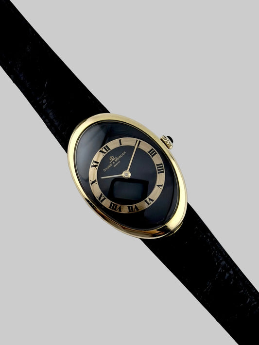 Baume Mercier Geneve Baignoire Manual Wind - 37055 - solid 18ct Gold