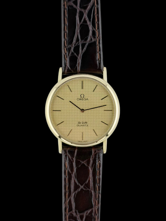 Omega De Ville Quartz 191.0092 Waffle Dial