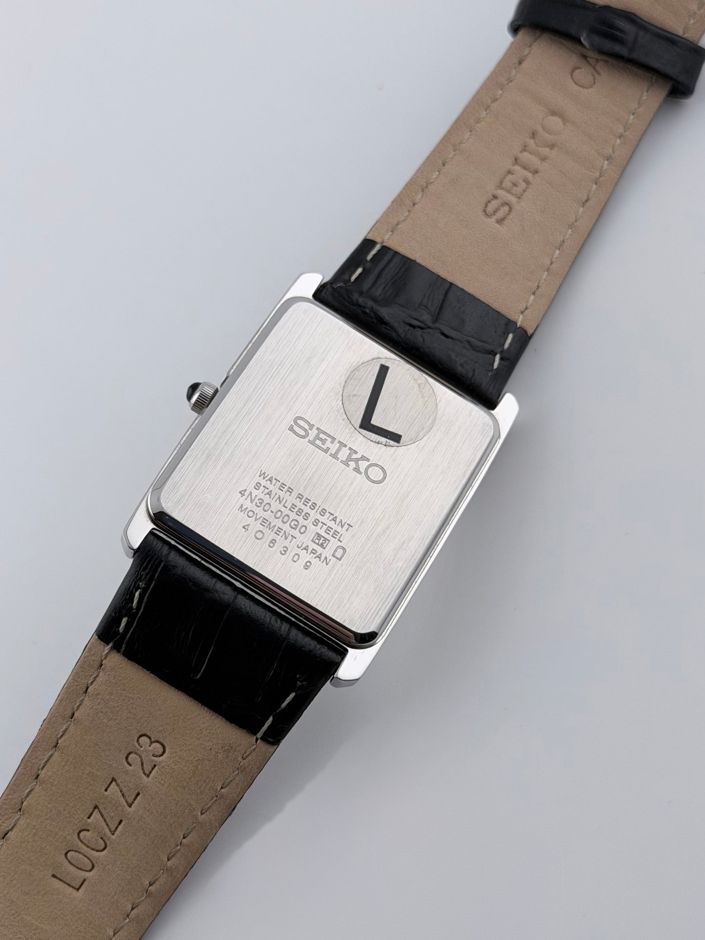 Seiko Tank Quartz Box and Papers! - 4N30-00G0
