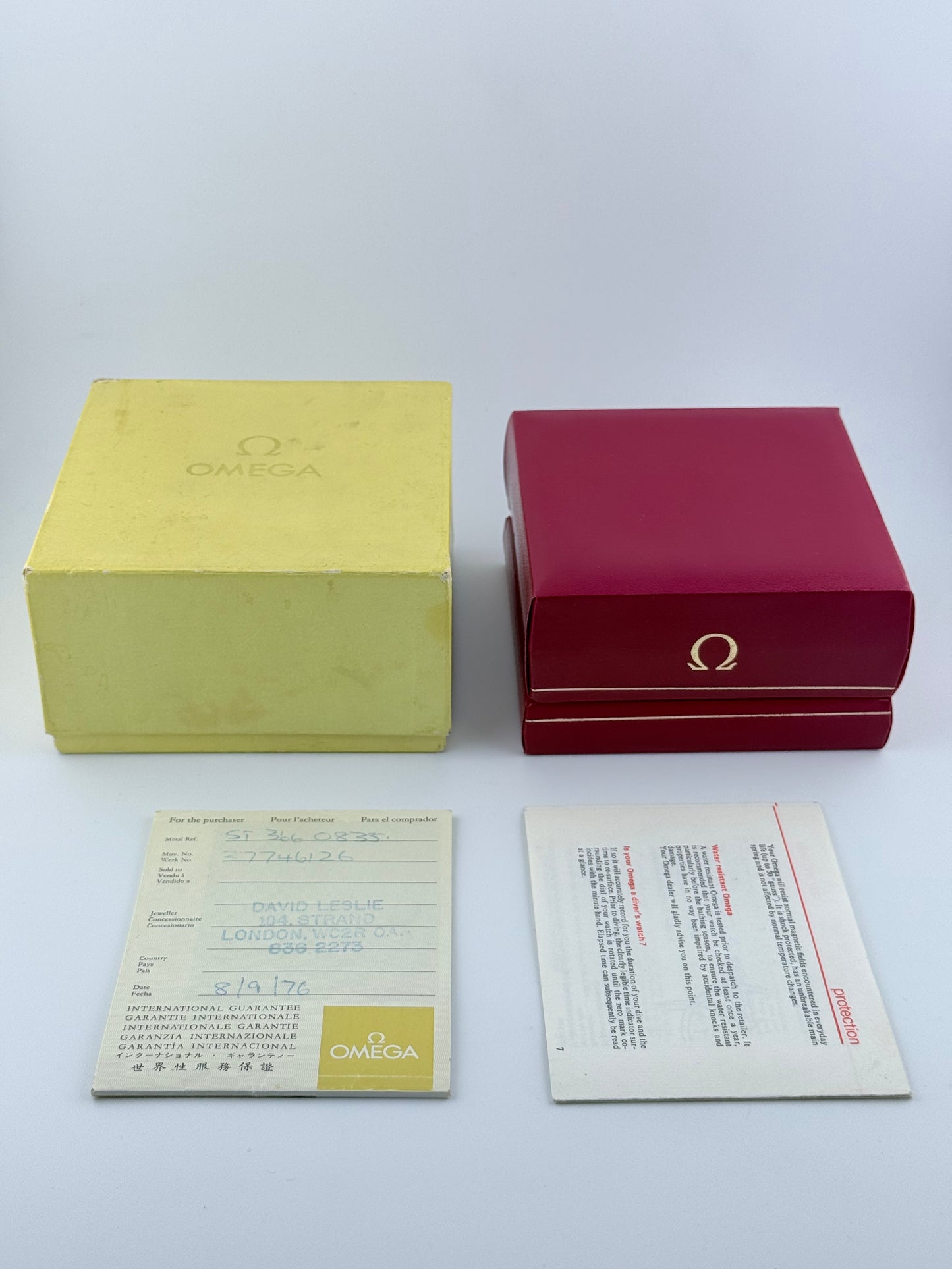 Omega Geneve Automatic Date TV Dial - 166.0191 - FULL SET!