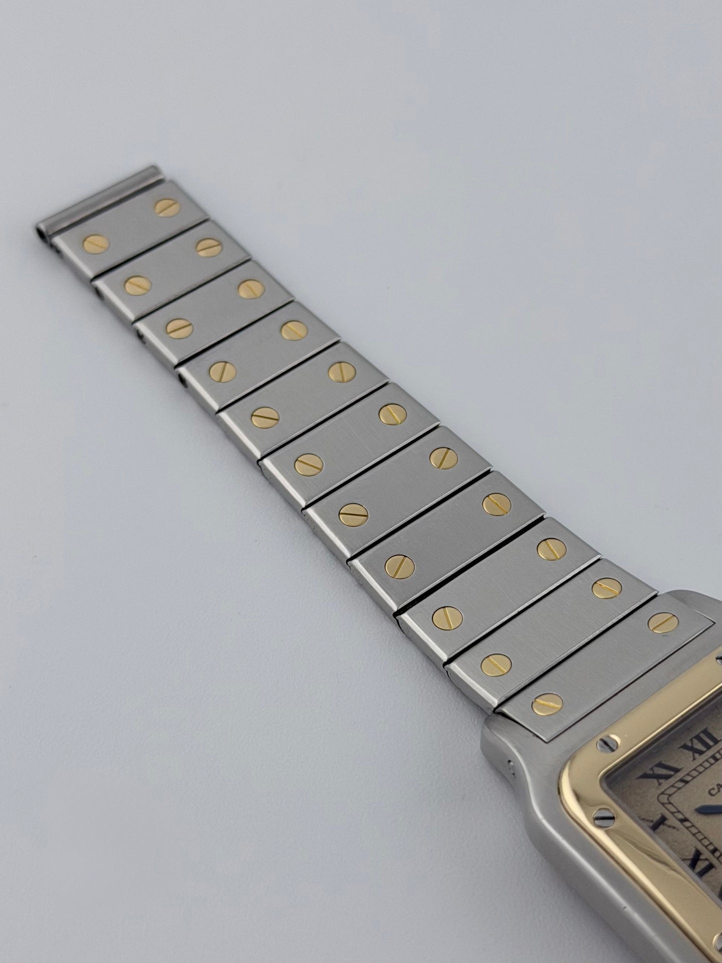 Cartier Santos Galbée Quartz Date – 187901 – Bi-Metal