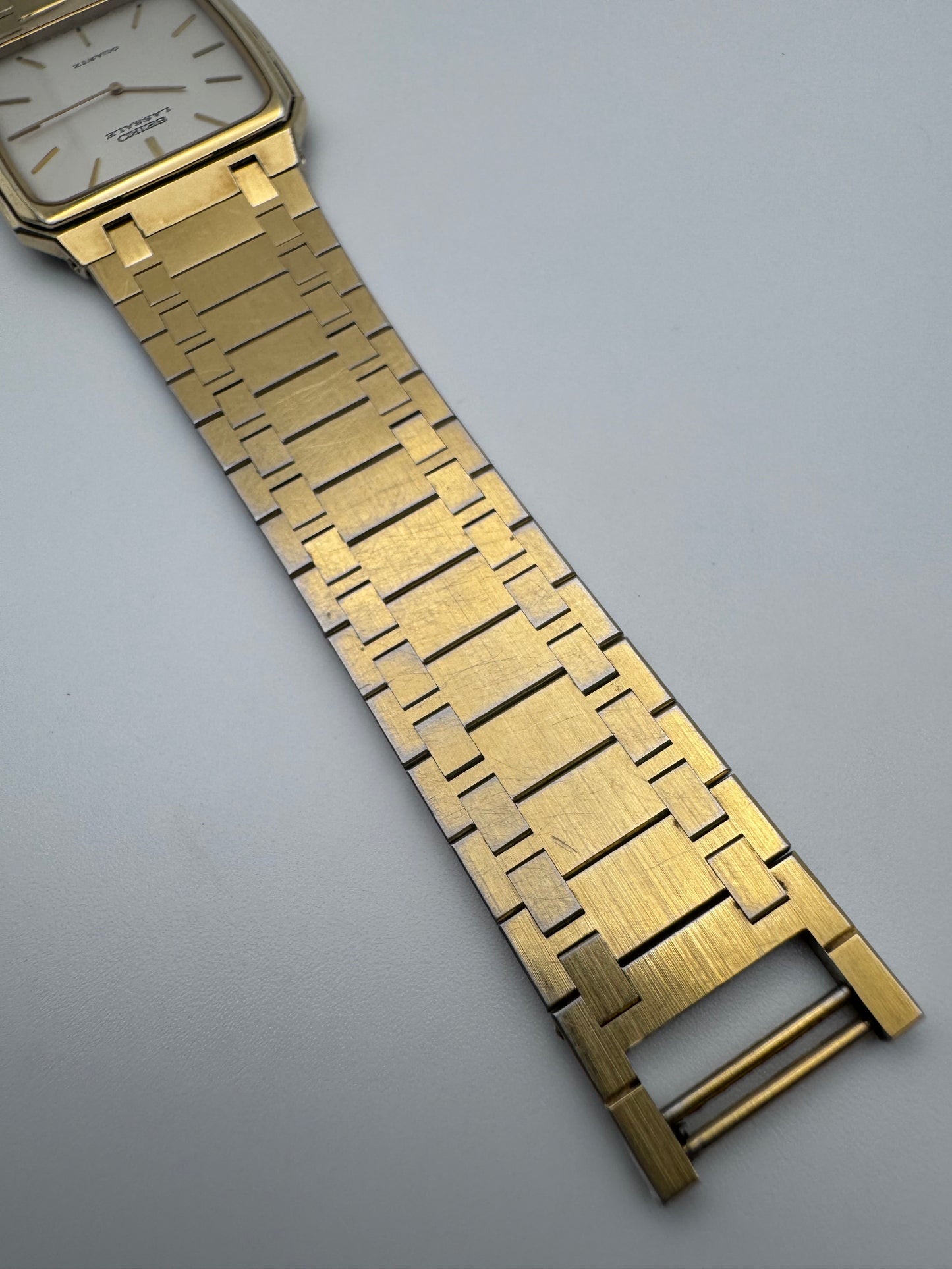 Seiko Lassale Tank Quartz 6730-5249 - Audemars Piguet Style Bracelet