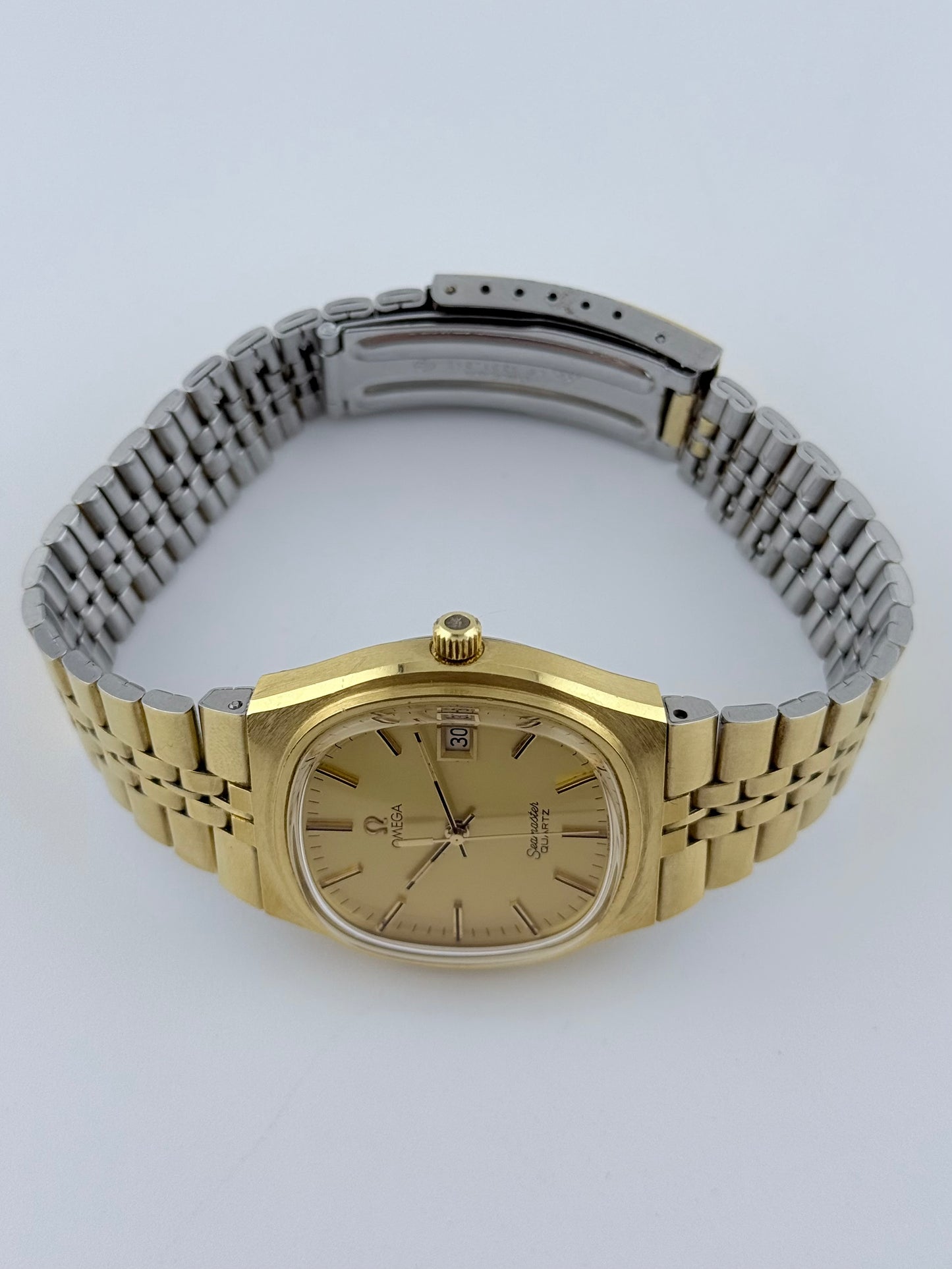 Omega Seamaster Quartz Date 196.0156 - Original Bracelet - FULL SET