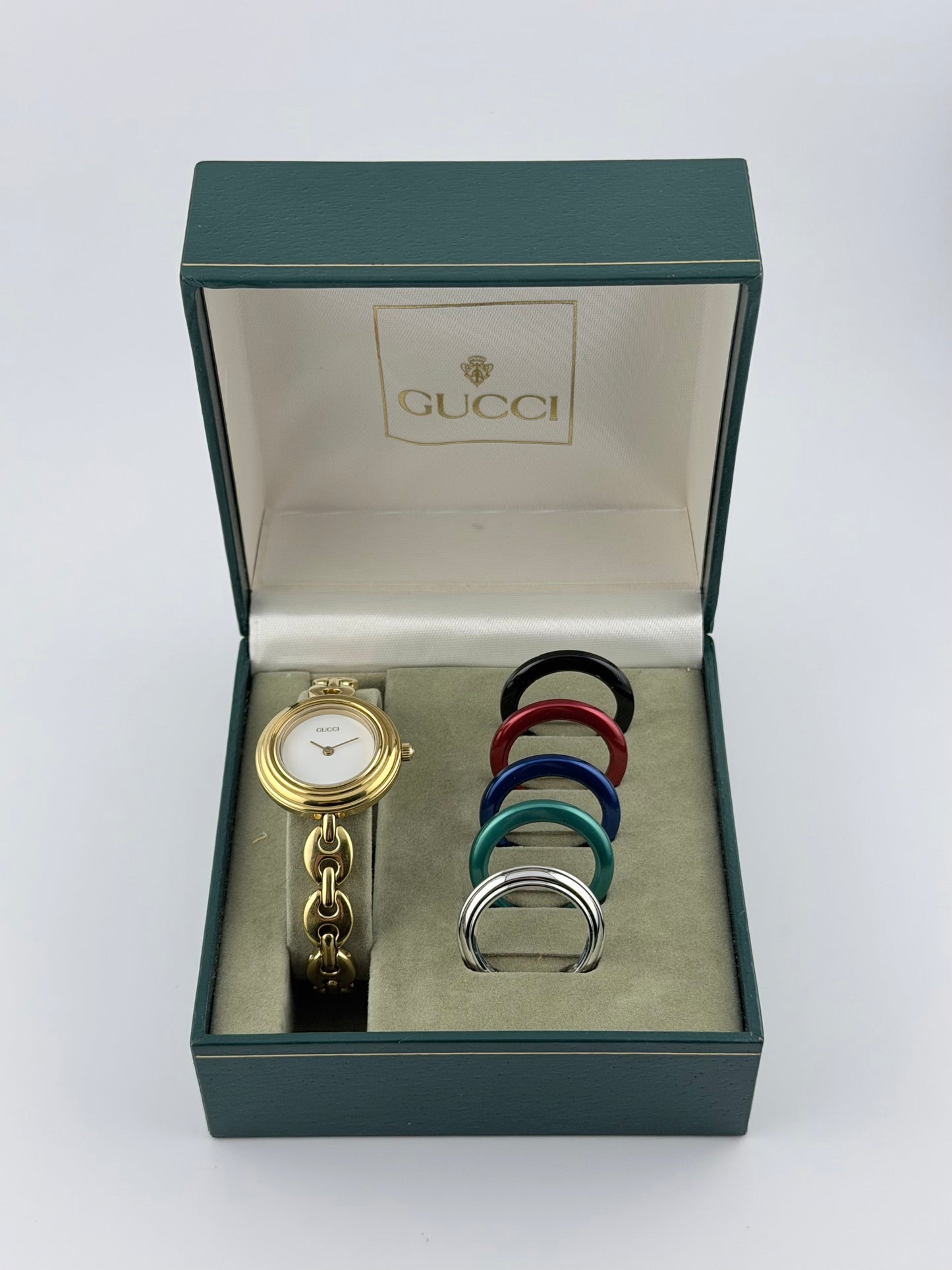 Gucci 11/12.2 - Change Bezel Watch - Ladies - Original Box & Warranty Card
