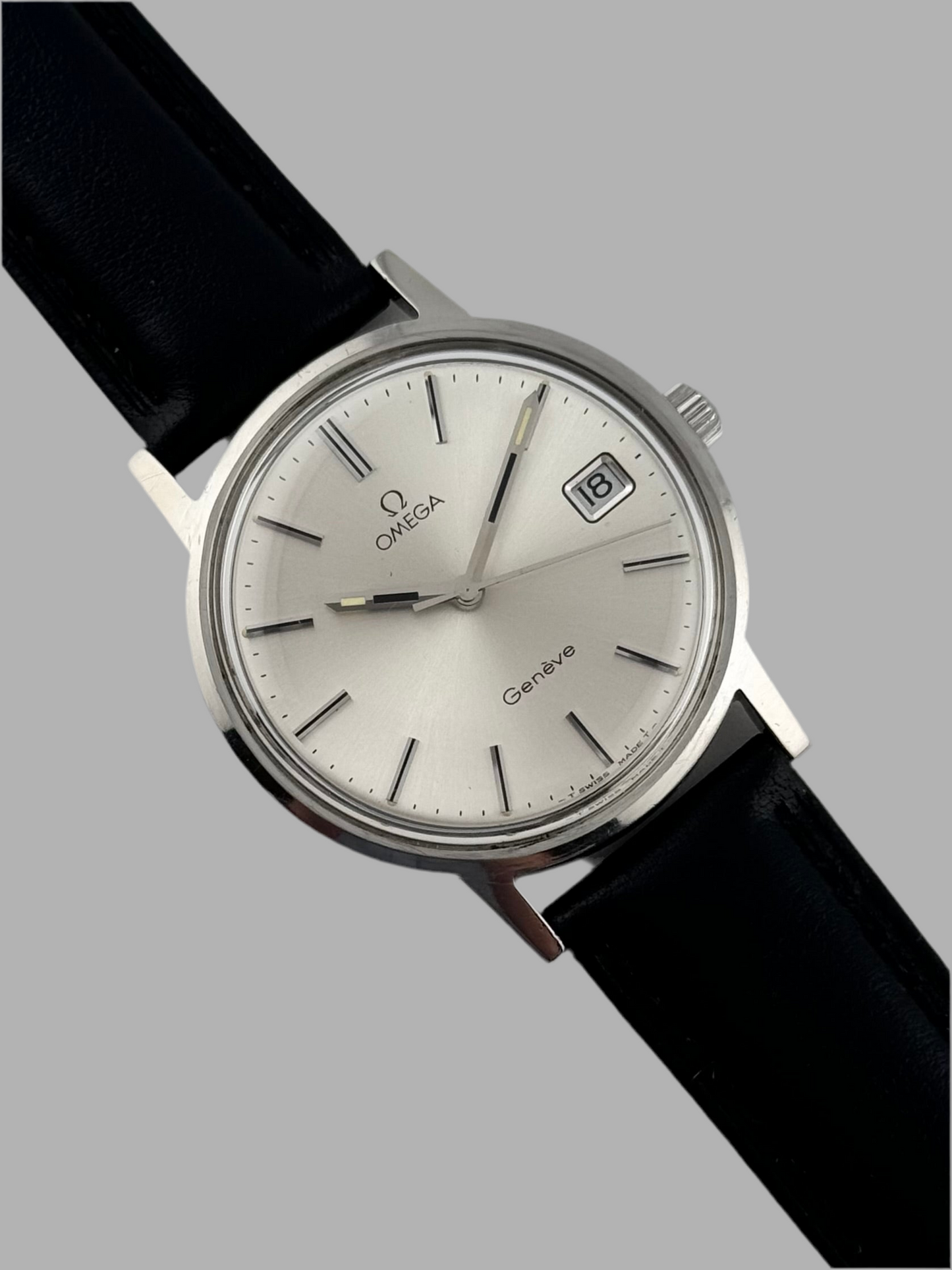 Omega Geneve Date Manual 136.0104 Sunburst Dial