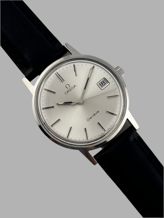 Omega Geneve Date Manual 136.0104 Sunburst Dial