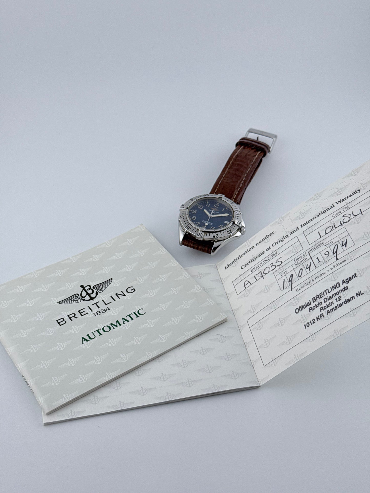 Breitling Automatic - Original Paperwork - A17035