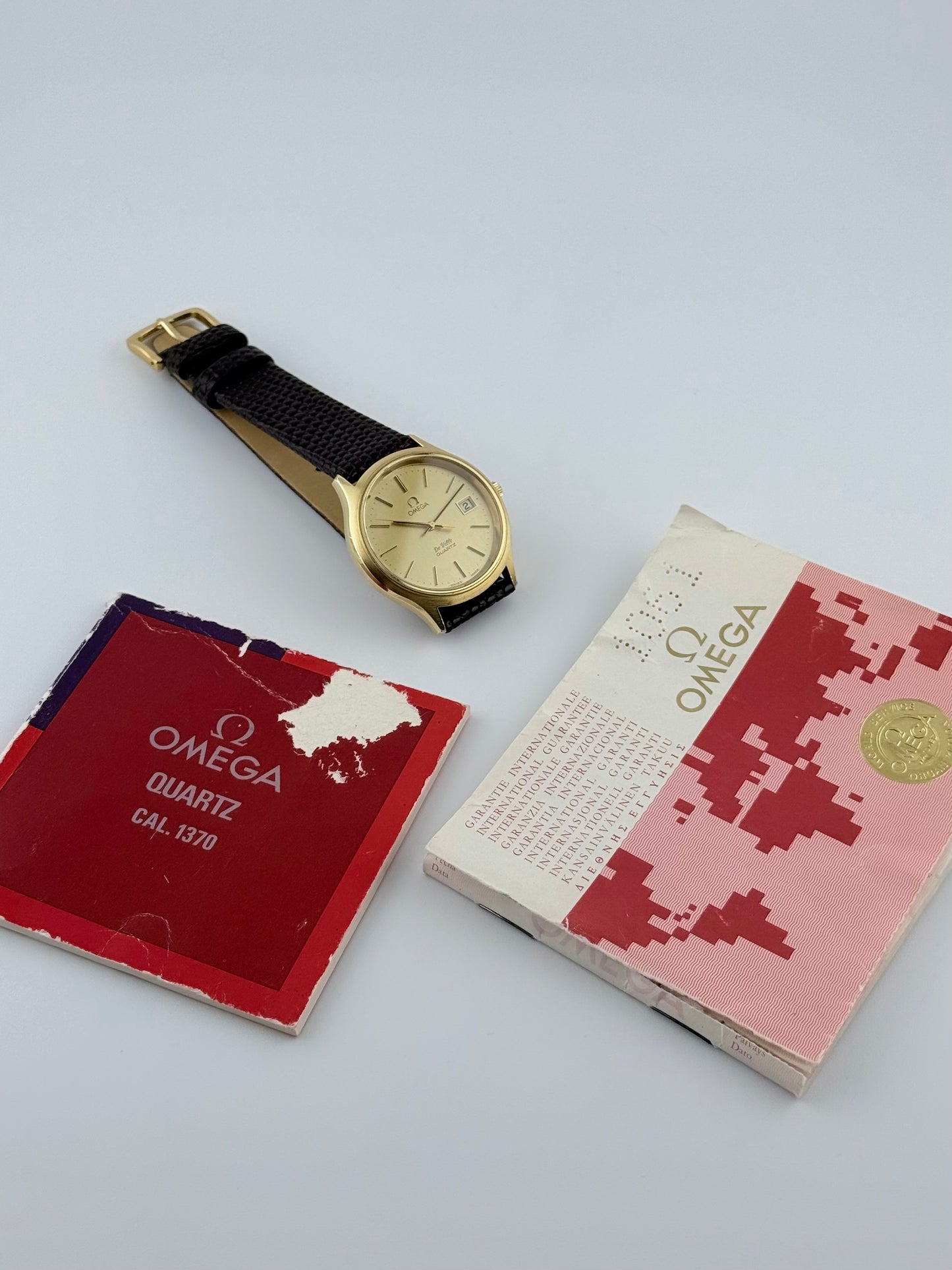 Omega De Ville Quartz Date - 192.0033 with Papers