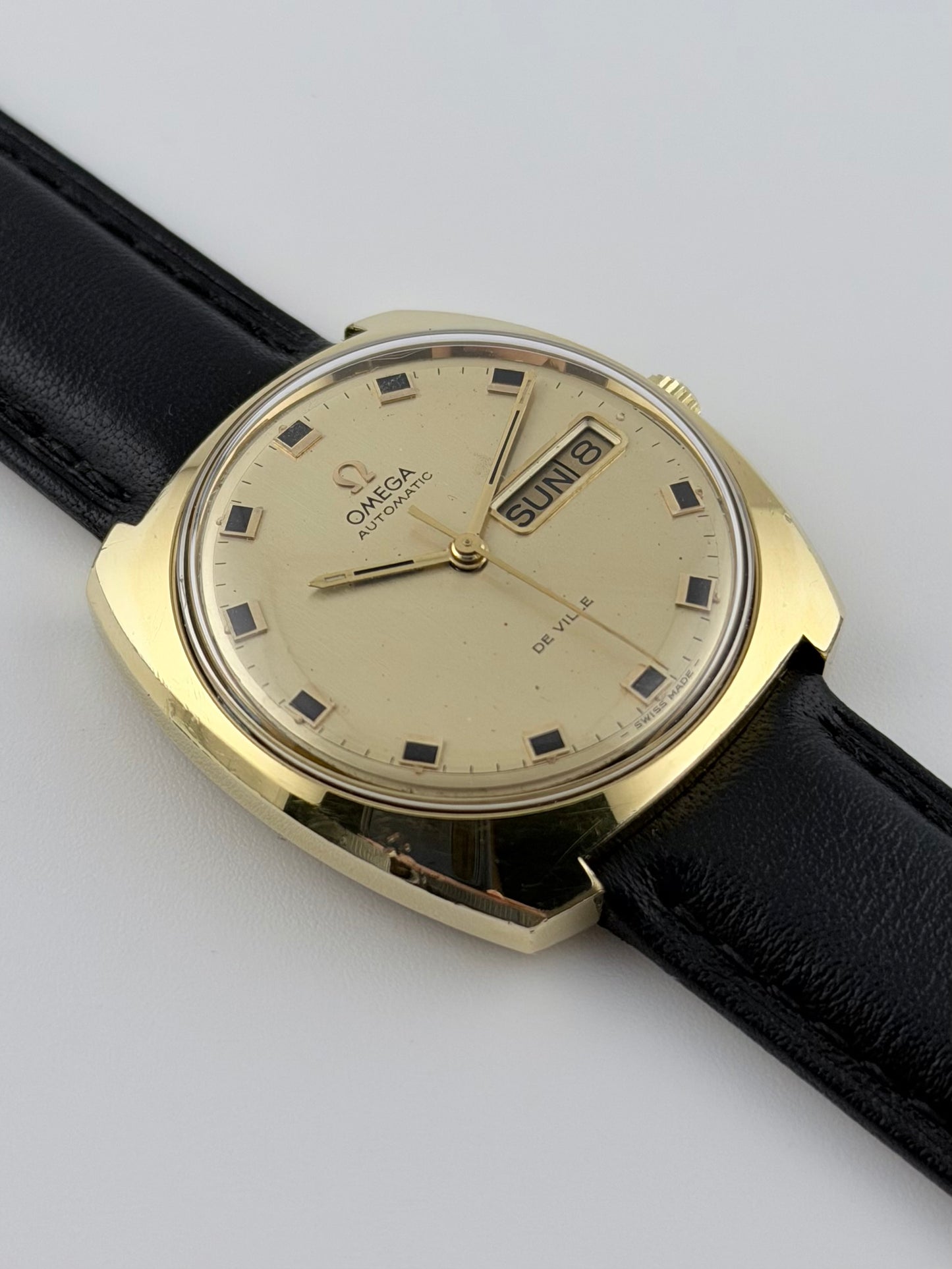 Omega DeVille Automatic Day Date 166.053