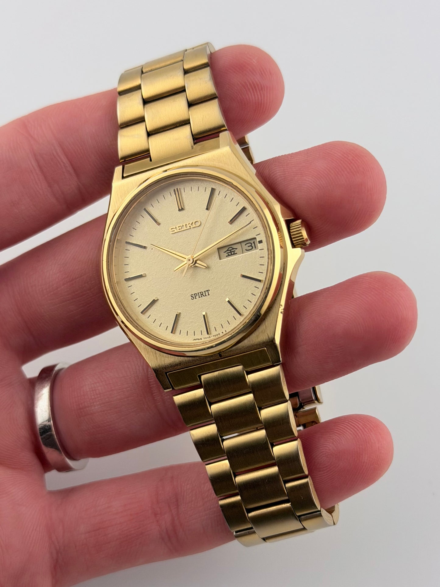 Seiko Spirit Quartz JDM Day Date - 7N48-7000