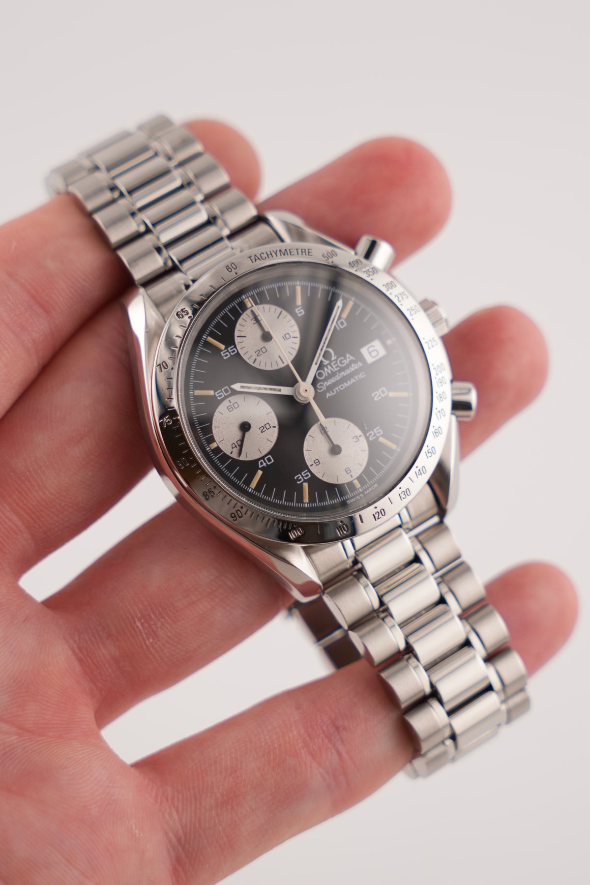 Omega Speedmaster Automatic Chronograph - 175.0043 - Reverse Panda Dial