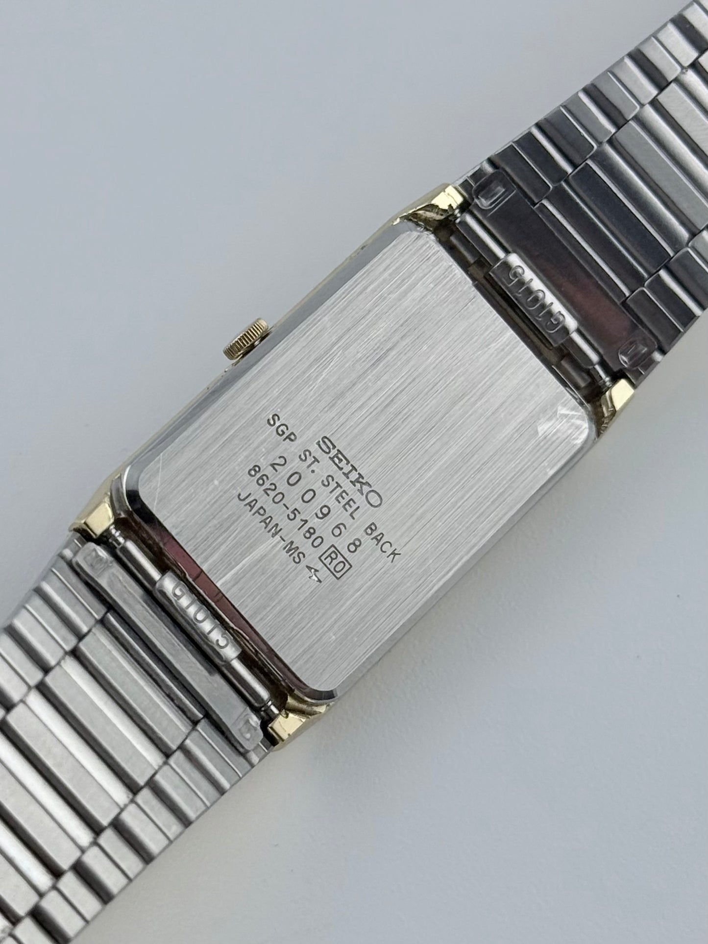 Seiko Tank Quartz 8620-5180 with original Box & Purchase Papers