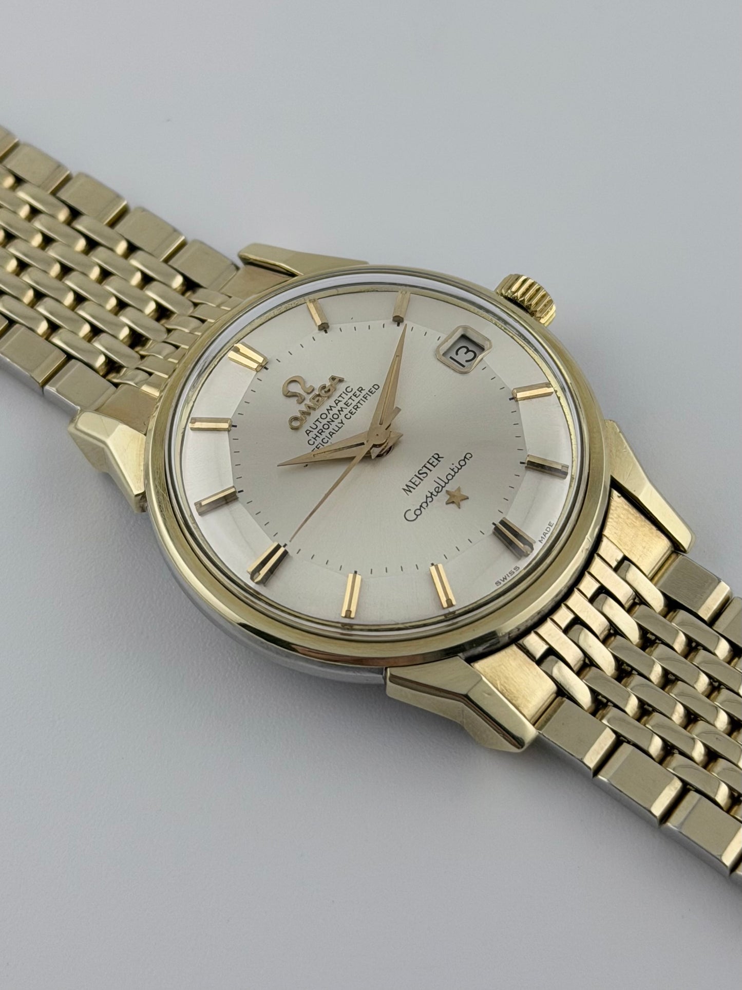 Omega Constellation Automatic Pie-Pan - Rare Double Signed - 168.005