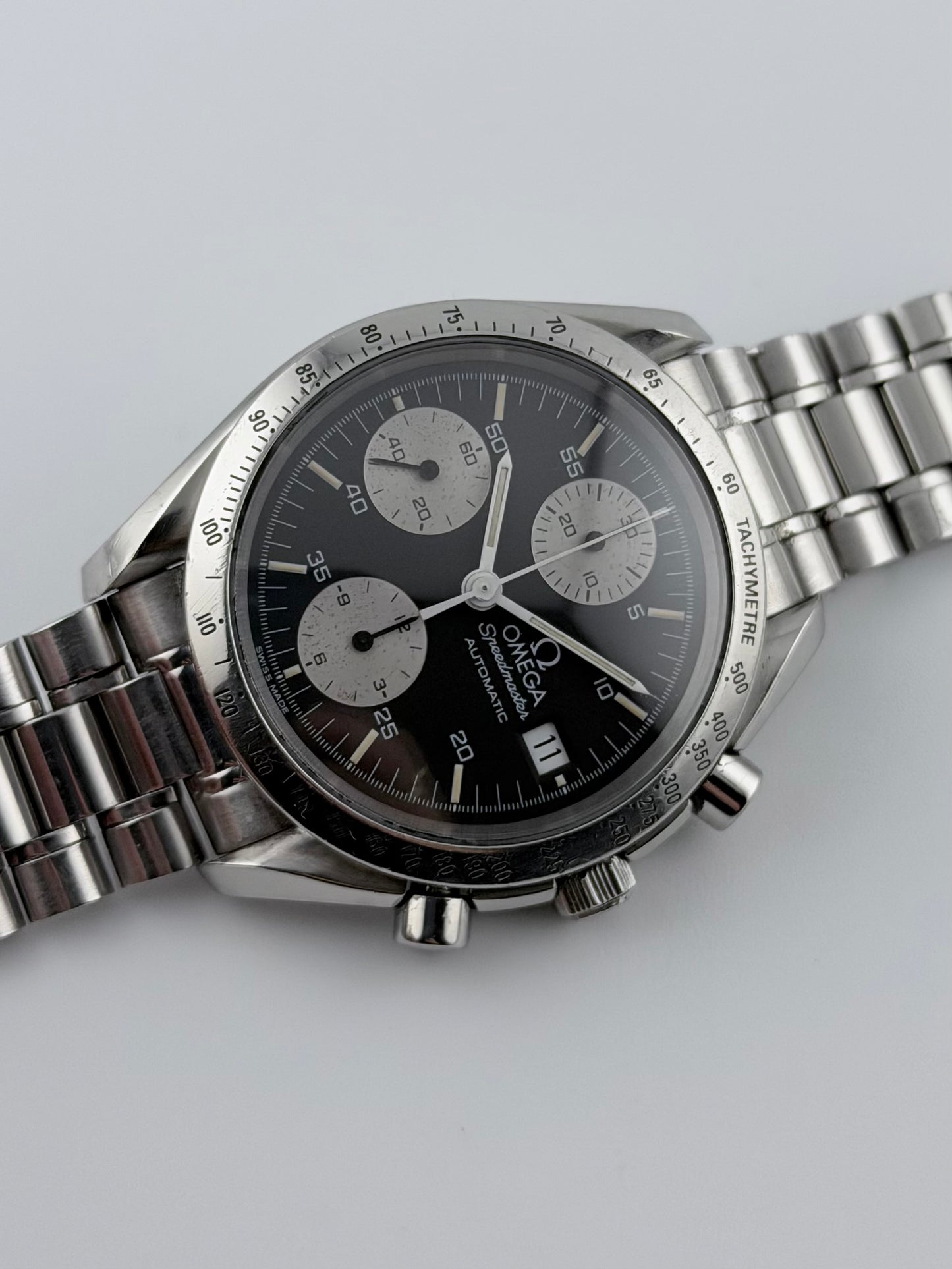 Omega Speedmaster Automatic Date - 175.0043 - Rare Reverse Panda Dial