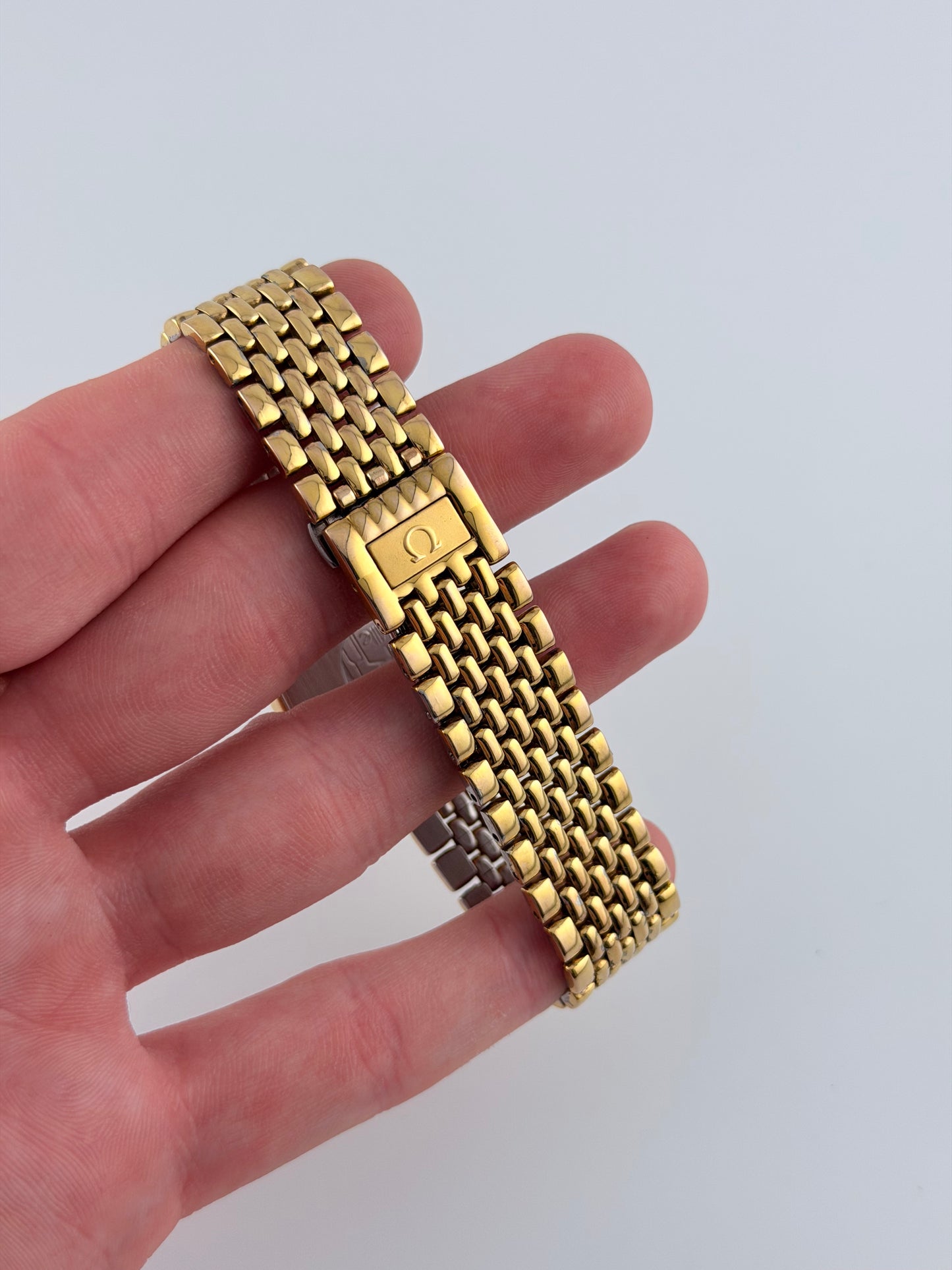 Omega DeVille Quartz 395.0877.2 - Tapestry Dial - Original Bracelet