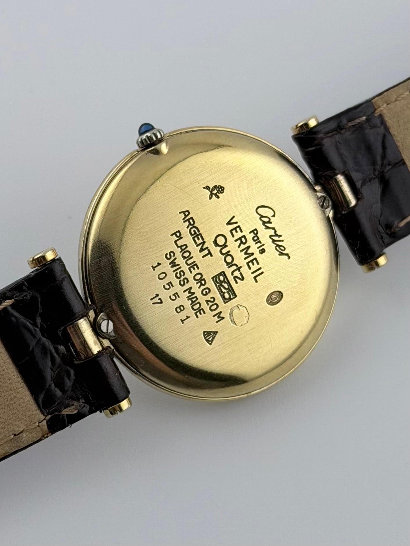 Cartier Must de Cartier Vendome Quartz - 17 - Gold and Ivory Cloisonne Dial