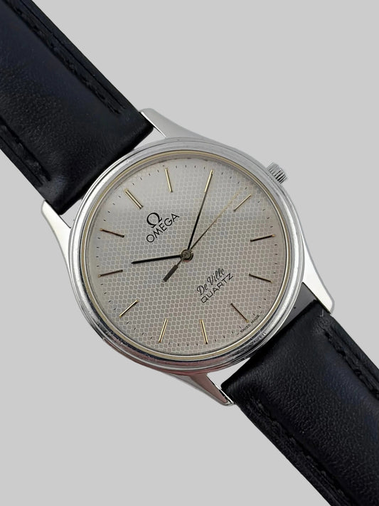 Omega De Ville Quartz - 195.0011 - Honeycomb Dial