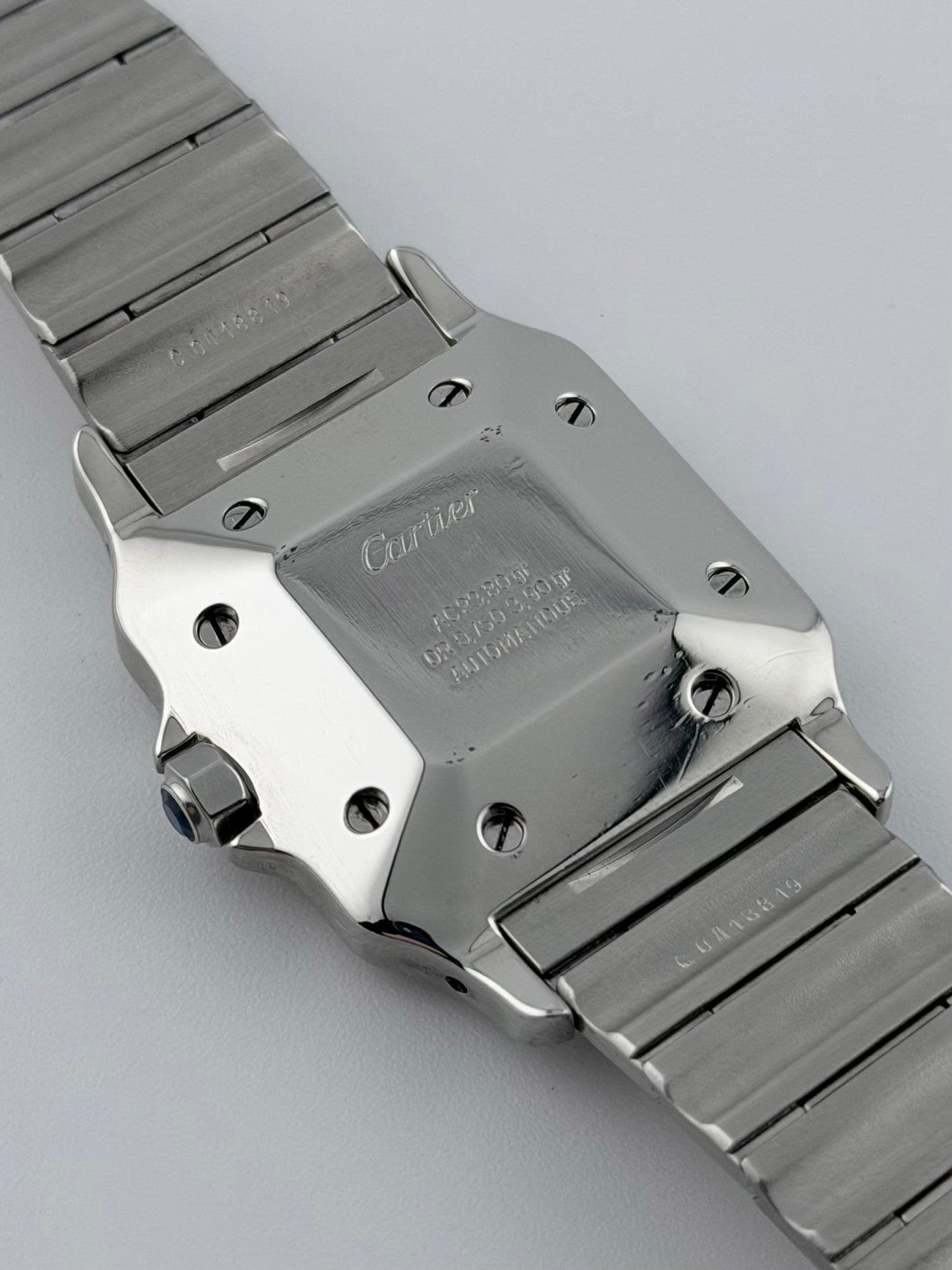 Cartier Santos Carree Automatic Date - Bi Metal - 2961