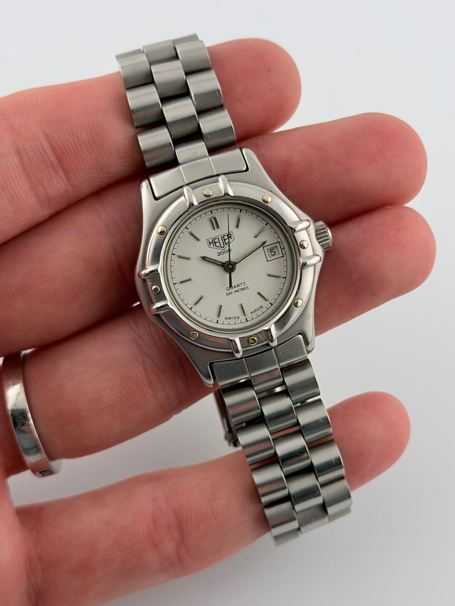 Heuer 2000 Quartz 200m Date - 954.008 - Ladies