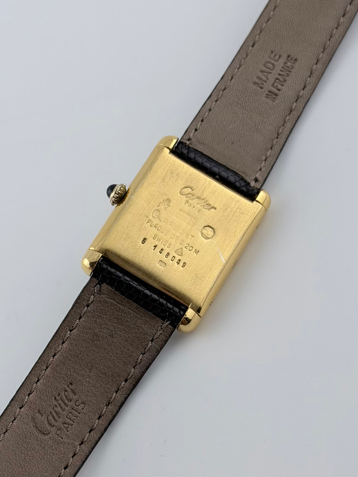 Cartier Must De Tank Manual Wind - 6 - Black Dial