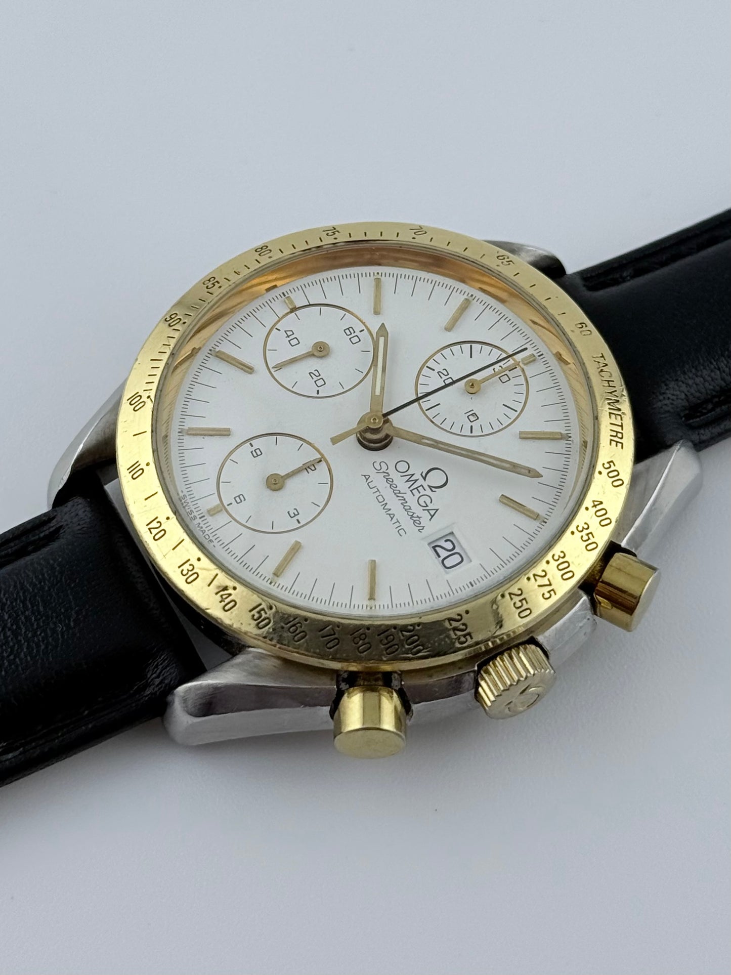 Omega Speedmaster Automatic Chronograph Date - Two-Tone - 375.0043