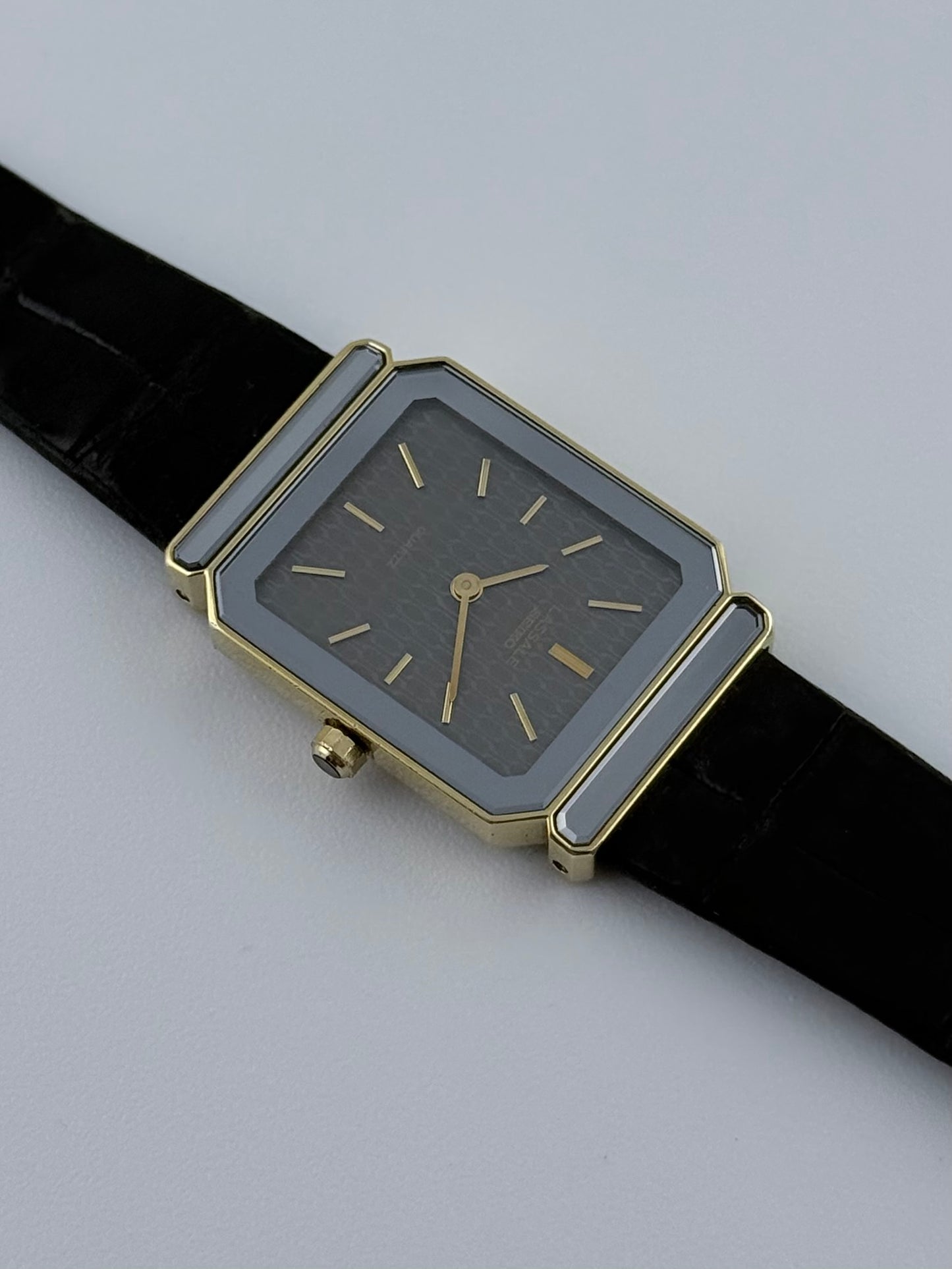 Seiko Lassale Tank Quartz 1230-5319 - Ladies - New Old Stock
