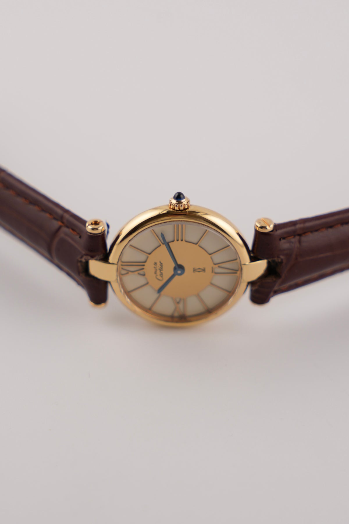 Cartier Must de Vendome Paris Quartz - 18 - Gold and Ivory Cloisonne Dial - Ladies