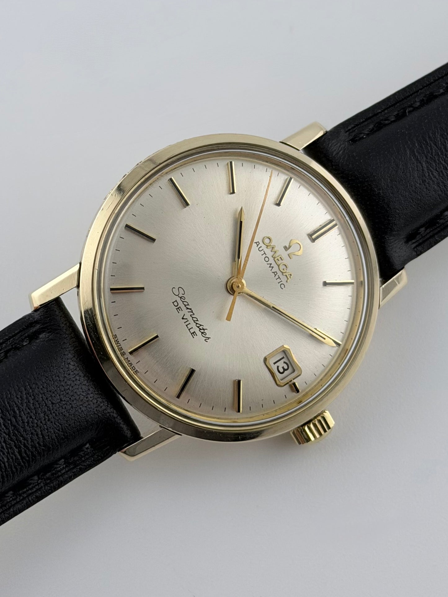 Omega Seamaster DeVille 9ct Gold Automatic 165.020 - Box and Papers!
