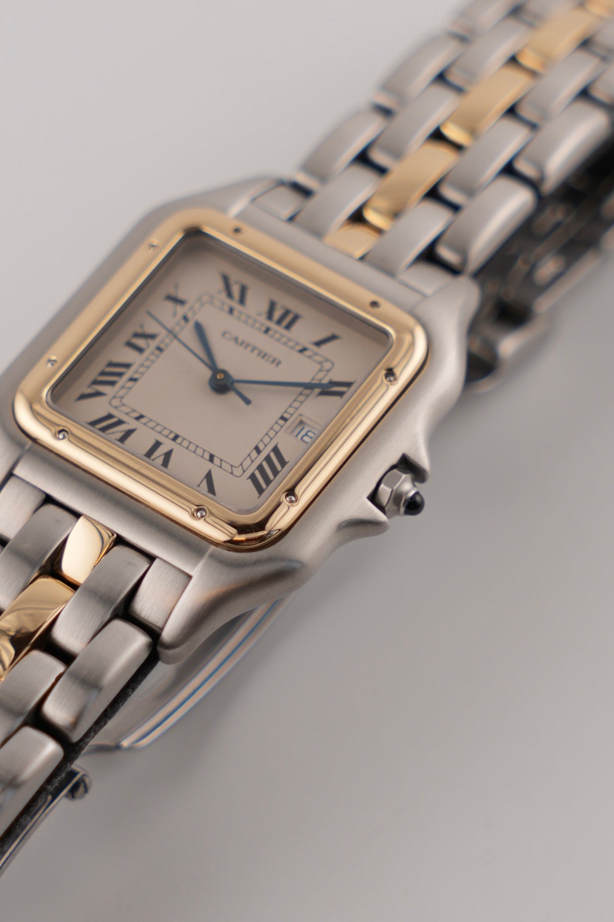 Cartier Panthere Jumbo Quartz Date - 187957 - Two-Tone - Exceptional Condition