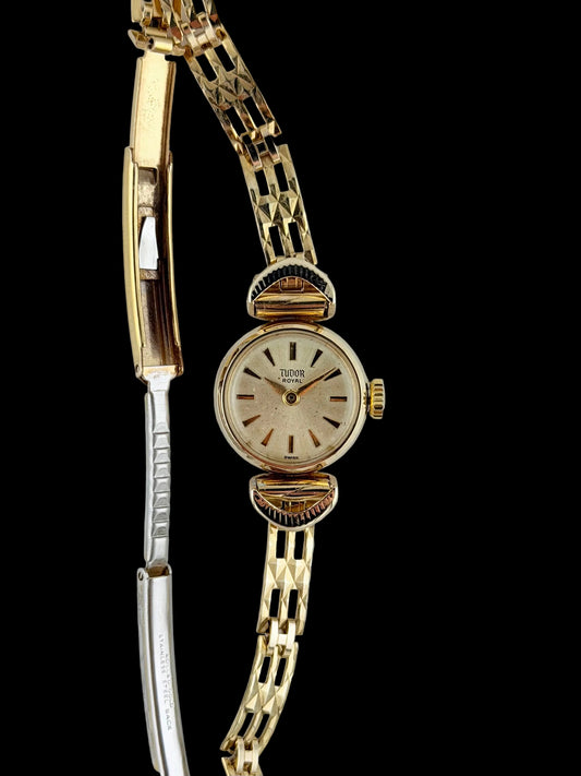 Tudor/Rolex Royal 9ct Manual Wind 1955 - Ladies - RARE - original Box