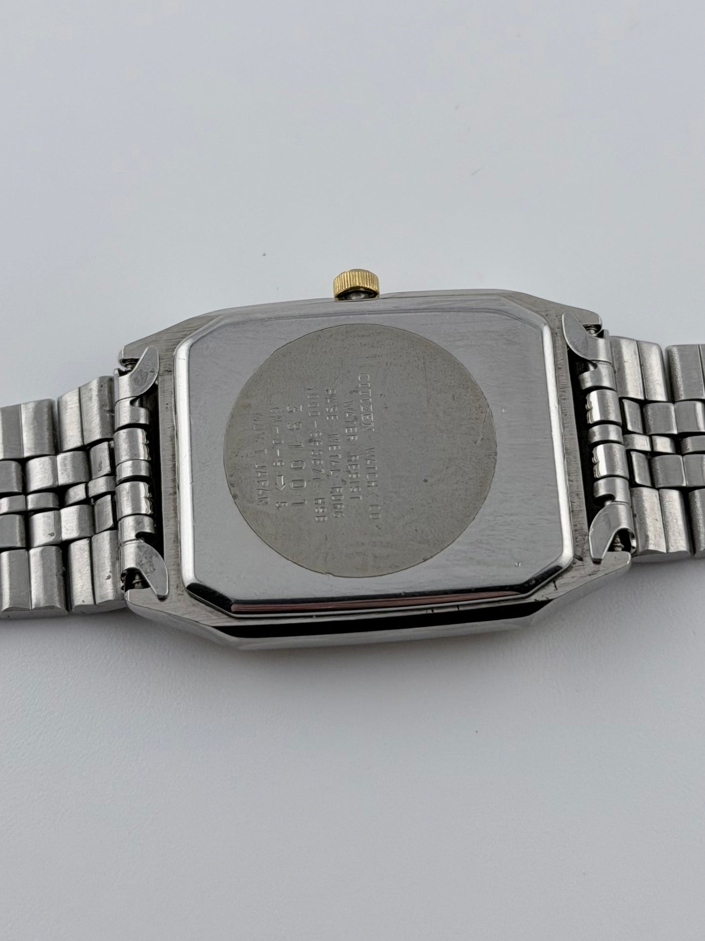 Citizen Tank Quartz - 1000-S63871 - Grey Patterned Dial