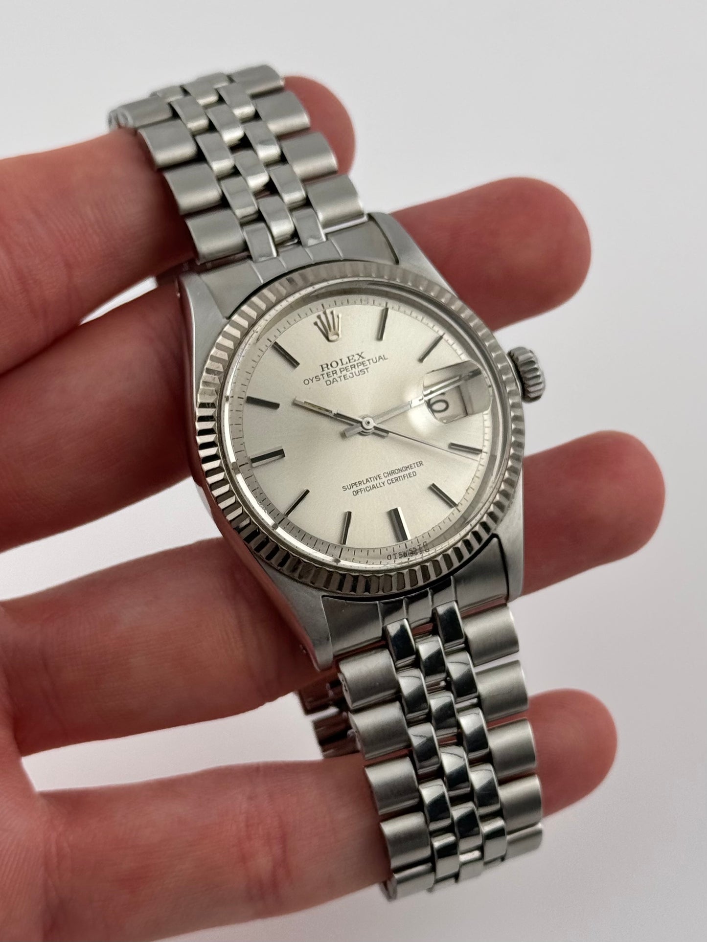 Rolex Datejust Oyster Perpetual - 1601 - White Gold Bezel