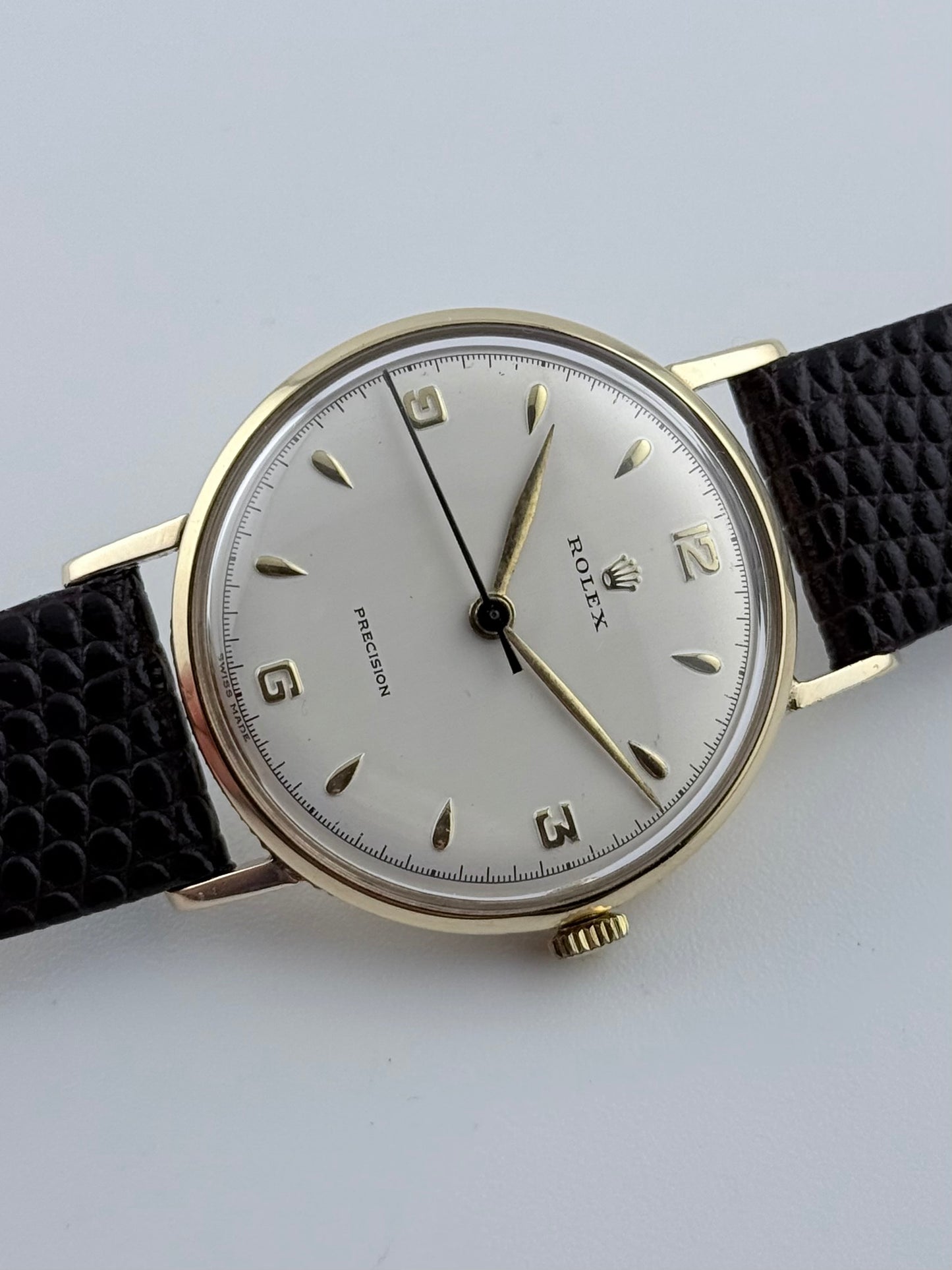 Rolex Precision Manual Wind - 739 - 9ct Gold - Coin Edge